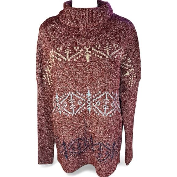 easel Sweaters - Easel Women’s Large Southwestern Pullover Sweater